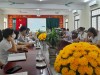 Cán bộ, đảng viên TTYT huyện Lạc Thủy tại hội nghị học tập nghị quyết năm 2022
